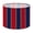 Color 2, variant on Drum Lamp Shade Blue White Vertical Striped geometric Lampshade for Table Lamps Floor Lamps Pendant Light 13"x13"x10" Replacement Linen Large Lamp Shade Easy Assembly