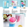 thumbnail image 5 of Tikapo® Slushy Maker Cup Tik Tok Stuff Slushie Maker Cup Slushie Máquina para hacer helados Frozen Magic Double Layers Slushie Squeeze Cup - Azul, 5 of 5