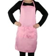 thumbnail image 5 of YouLoveIt Solid Color Apron Cooking Kitchen Aprons with Pockets, Men Women Cooking Kitchen Restaurant Chef Dress Aprons One Size Fits All Water Resistant Apron, 5 of 6