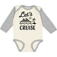 thumbnail image 3 of Inktastic Lets Cruise Boys or Girls Long Sleeve Baby Bodysuit, 3 of 5