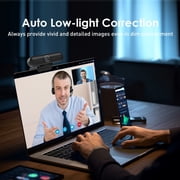 Vizolink 2K/1080p Webcam with 2 Microphones for PC Laptop Conference Streaming Gaming Autofocus USB Web Cam