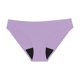 thumbnail image 2 of Gibobby Calzoncillos Talle Bajo Dama Ropa interior cuatro capas con estampado leopardo en el borde para mujer Pantalones fisiológicos para mujer（Morado， M), 2 of 4
