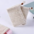 thumbnail image 3 of D-GROEE 5PCS Soap Saver Bag Cotton Linen Exfoliating Soap Pouch for Foaming and Drying The Soap Bars Shower Soap Bag, 3 of 8