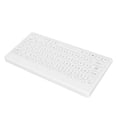 thumbnail image 4 of Portable Keyboard, Round Keycaps Wireless Keyboard Portable Slim  For Travel For Office For Home White, 4 of 8