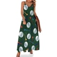 thumbnail image 1 of Vestido de golf sin mangas para mujer, vestido de mujer, ropa de fiesta, 1 of 7
