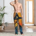 thumbnail image 5 of Vsdgher Abstract Funny Duck Print Mens Pajama Pants Sleep & Lounge Pants, PJ Bottoms With elastic waistb and Pockets, 5 of 5