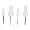 thumbnail image 2 of Slot Screwdriver Set, Compact Design Stainless Steel Bit Plastic Handle 4 Pieces 2 Sizes Screwdriver Repair Tool  for Sewing Machine Maintenance, 2 of 7