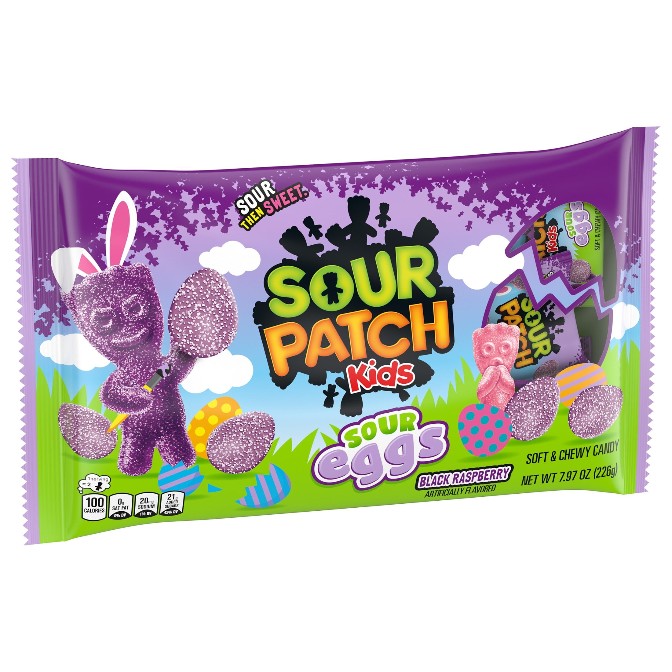 Sour Patch Kids, Sour Eggs, 18 Snack Packs, Soft and Chewy Easter