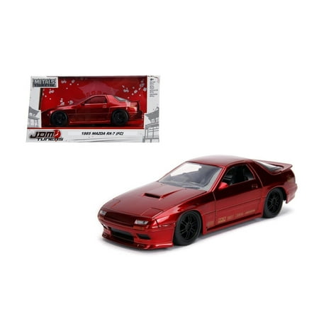 - JADA 1:24 W/B - METALS - JDM TUNERS - 1985 MAZDA RX-7 (FC) (RED) 30941