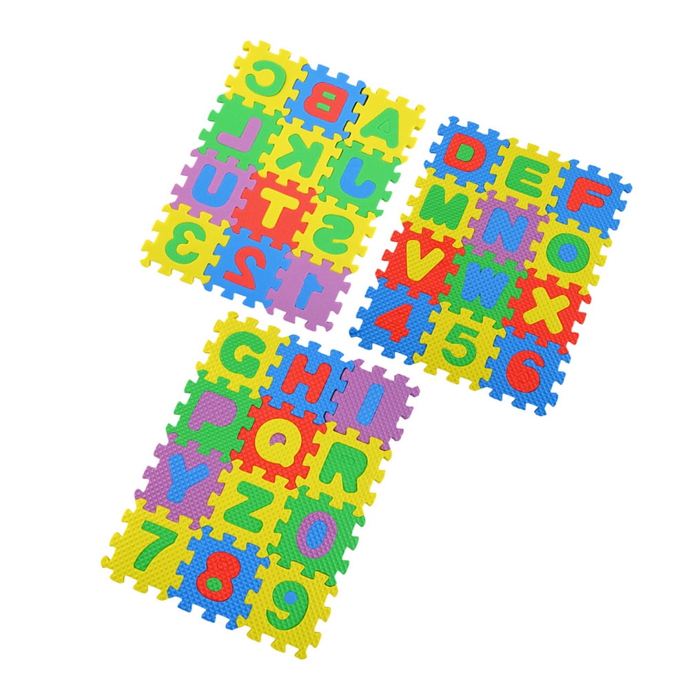 kirken 36PCS Baby Kids Educational Puzzle Foam Mats Blocks Toy Gift Puzzle Play Mats