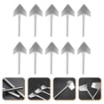 thumbnail image 1 of FONDOTIN 10pcs Corner Stripping Tool Stainless Steel for Plaster Application by Professionals, 1 of 8