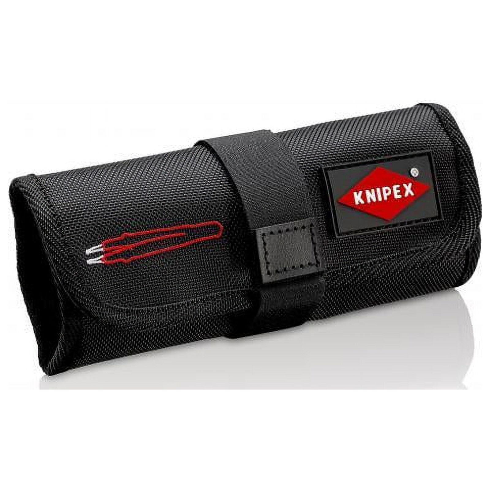 KNIPEX 5 Pc Stainless Steel Tweezer Set in a Tool Roll-1000V Insulated