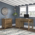 thumbnail image 7 of Key West 54W Computer Desk with File Cabinet in Reclaimed Pine - Engineered Wood, 7 of 7