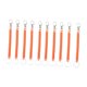 thumbnail image 3 of 10 llaveros retráctiles en espiral con resorte para cartera, llaves y teléfono móvil. Naranja, 3 of 7