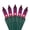 Purple, variant on Kringle Traditions 100-Ct Indoor-Outdoor Teal Mini Lights Christmas Lights - 50' Green Wire