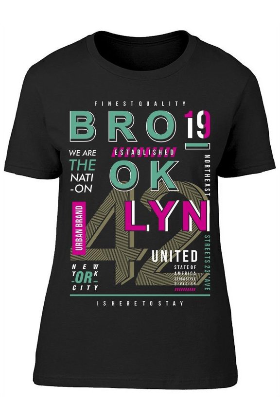 Brooklyn, Cool Poster Tee Women's -Image by Shutterstock