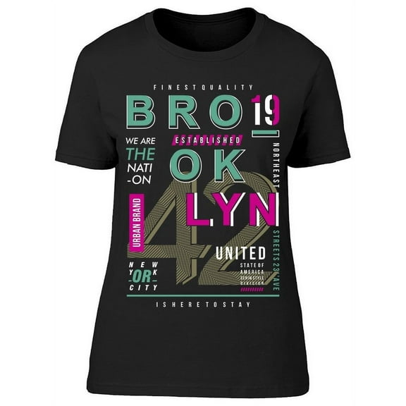 Brooklyn, Cool Poster Tee Women's -Image by Shutterstock