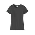 thumbnail image 5 of Port 1157484 Ladies Fan Favorite Tee, Charcoal - Large, 5 of 6