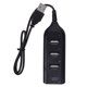 thumbnail image 1 of FELTECHELECTR Concentrador/divisor portátil de transferencia de datos USB 2.0 de 4 puertos para ordenador, portátil, PC, tableta y teléfono inteligente (negro), 1 of 7