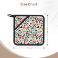 thumbnail image 3 of Sikiie Colorful Spots Pot Holders Kitchen Insulation Mats Heat Resistant Pot-Holder Oven Anti-Scald Pads for Cooking Baking, 7.1*7.1inch, 3 of 8