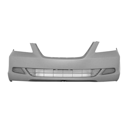 New Aftermarket Unpainted Front Bumper Cover Replaces 04711SHJA90ZZ EX/EX-L/LX Models fits 2006-2007 Honda Odyssey EX Mini Passenger Van 4-Door