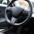 thumbnail image 6 of ABS Interior Steering Wheel Trim Strip Accessories for Tesla Model 3 2017 2018 2019 2020 2021, 6 of 18