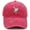 Red, variant on Vintage Washed Baseball Cap, Hand Embroidered Flower Design Trucker Style Hat, Adjustable Sun Hat for Women Men, Casual Outdoor Unisex Cap for Daily Wear - Blackish Green