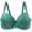 Green, variant on Push Up Lace Bra for Women Underwire Plus Size Comfortable Brassiere White XXL