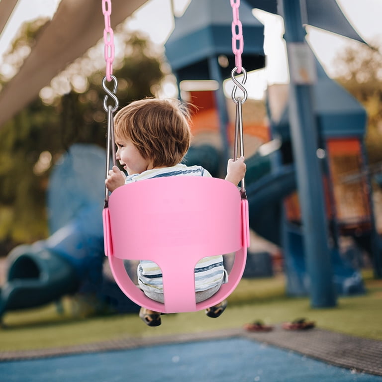 Ktaxon Outdoor Highback Bucket Toddler Swing Set, Infant Swing