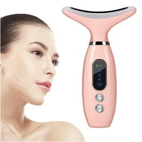 Red Light Therapy for Face and Neck, LED Face Neck Massagers, 4 Colors Luminesce 4-in-1 Led Facial Sculptor, Firming Removal Facial Massager for Skin Care with Vibrating, Warming Function
