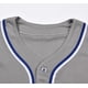 thumbnail image 3 of Camiseta de béisbol Repawu Kids Button Down Hip Hop 4 años, gris, 3 of 6