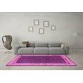 thumbnail image 3 of Ahgly Company Indoor Rectangle Persian Pink Traditional Area Rugs, 7' x 9', 3 of 4