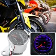 thumbnail image 4 of Universal motocicleta retro modificación LED odómetro velocímetro medidor de millas digital, 4 of 5