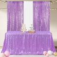 thumbnail image 3 of Mantel Poise3eHome con lentejuelas color lavanda, 127 x 183 cm, rectangular, 3 of 7
