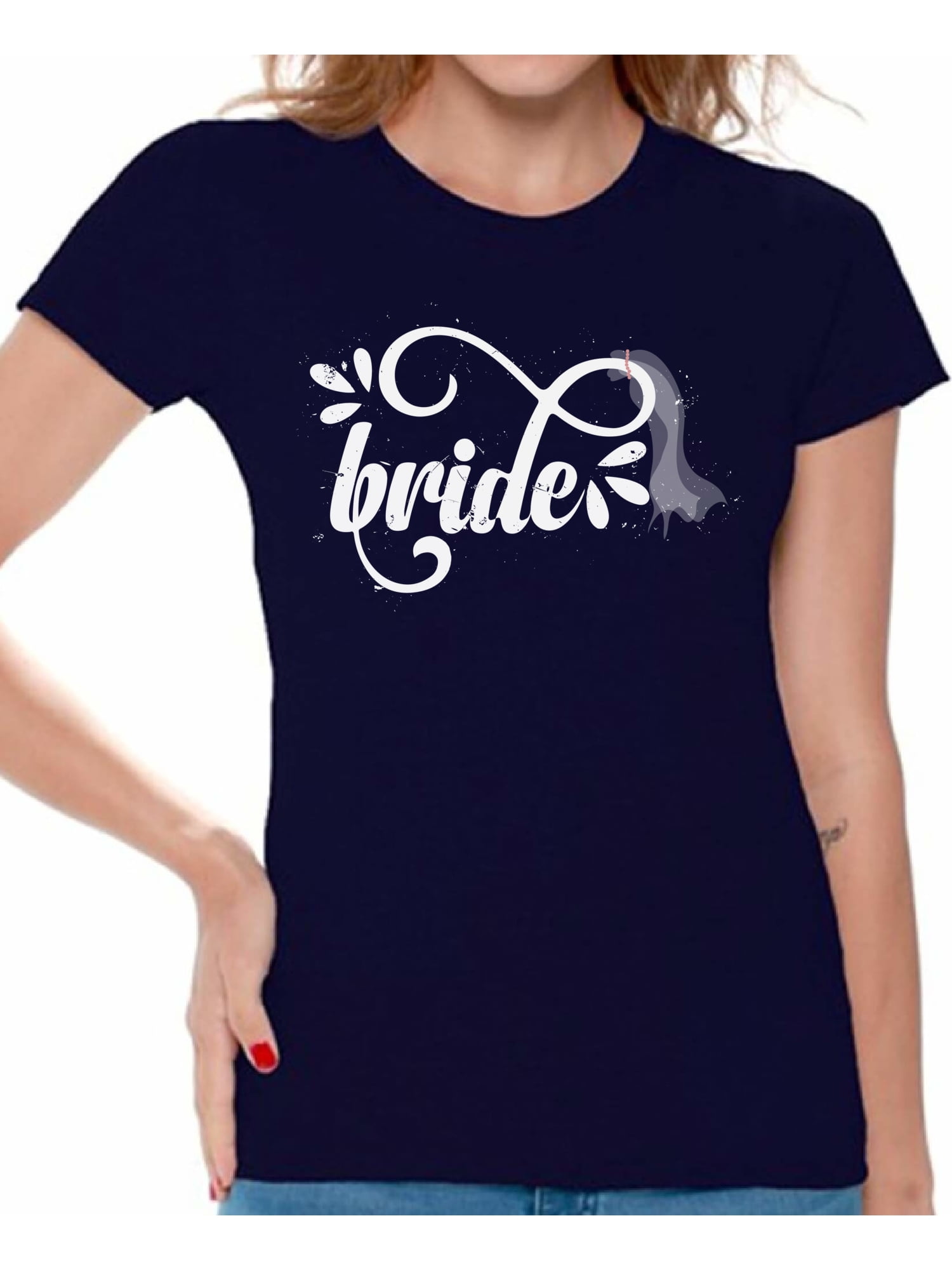 Bride's Entourage T-shirt Marriage Wedding Bachelorette Party Heather Shirts 