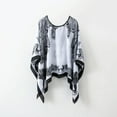 thumbnail image 1 of Oversized Square Scarf Shawl Silk Simulation Thin Summer Sun Protection Women Outerwear, 1 of 6