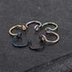 thumbnail image 1 of Xihbxyly Ear Cuff Deslizante de Cristal con Forma de Pera, con Clip Multicapa, Sin Perforaciones, 1 of 2