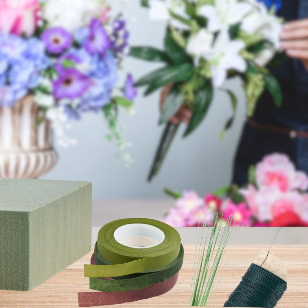 7pc Floral Work Supplies Set - for DIY Floral Design - Factory Direct Craft
