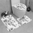 thumbnail image 1 of ABPHQTO Flores, seamless Juego de alfombras de baño de 3 piezas Alfombra de baño Alfombra de contorno y tapa de inodoro ABPHQTO Cont-CHAPPLE-33374, 1 of 2