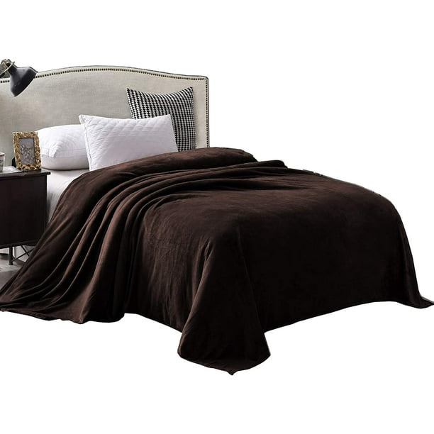CPDD King Size Flannel Fleece Velvet Plush Bed Blanket as