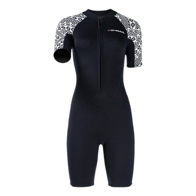 Traje de neopreno corto Zulema 3 mm con cremallera frontal para buceo Hembra L