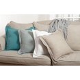 thumbnail image 3 of Fennco Styles 20-inch Flanged Linen Down Filled Throw Pillow, 4 Colors, 3 of 5