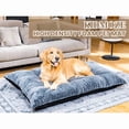thumbnail image 6 of Baxluxe 43in Gray Orthopedic Dog Bed For Large Dogs, Waterproof and Machine Washable Removable Pet Bed Cover, with Egg Crate Foam Support and Non-Slip Bottom, XL （43.7 x 30.51 x 5.31Inches）, 6 of 6