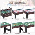 thumbnail image 2 of 48” All-in-One Multi Game Table Set, 16 Game Combo with Foosball, Pool, Table Tennis & More, Space-Saving Stackable Design for Family Game Room, 2 of 9