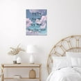 thumbnail image 4 of Inspirational Quotes Canvas Framed Wall Art Motivational Words Wall Art for Bathroom Living Room Bedroom Wall Decor Blue Fantasy Sky Print Pictures Boho Home Wall Artwork Ready to Hang 12"x16", 4 of 6