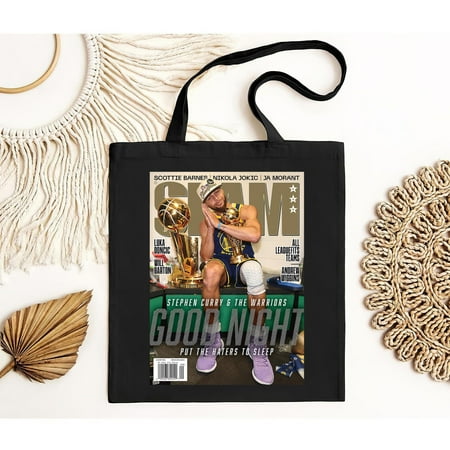 vintage Steph Curry Slam Tote Bag  The soft-style t-Bag  comfortable material  custom Tote Bag Beautiful.-TH20755