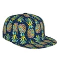 thumbnail image 2 of Uemuo Colorful Pineapples Pattern Women's Baseball Cap,Straight Brim Hat,Golf Dad Hat,Travel Hat,Sun Protection Cap,Everyday Accessory, 2 of 9