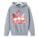 thumbnail image 3 of Sudadera con capucha y estampado de corazón de San Valentín, sudadera de manga larga para niños y niñas, chaqueta para niñas de talla mediana y grande., 3 of 7