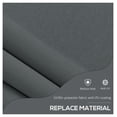 thumbnail image 6 of 8x4 ft Retractable Awning, Patio Door Window Awning, UV Protection, Non-Screw Mount, Adjustable Shade, Dark Gray, 6 of 9