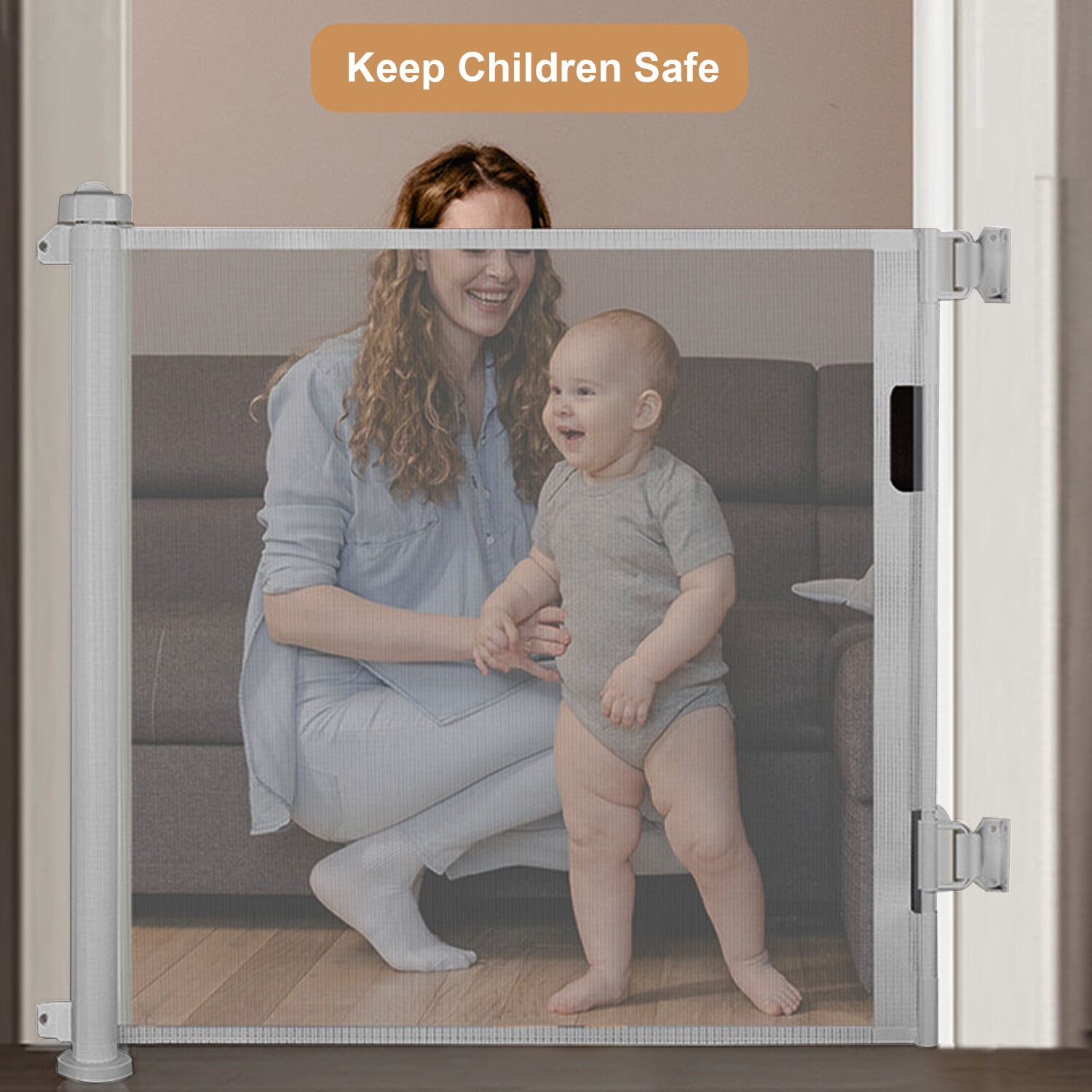 OVERDRIVE Baby Gate for Doorway, Extra Wide Child Safety Gate or Pet